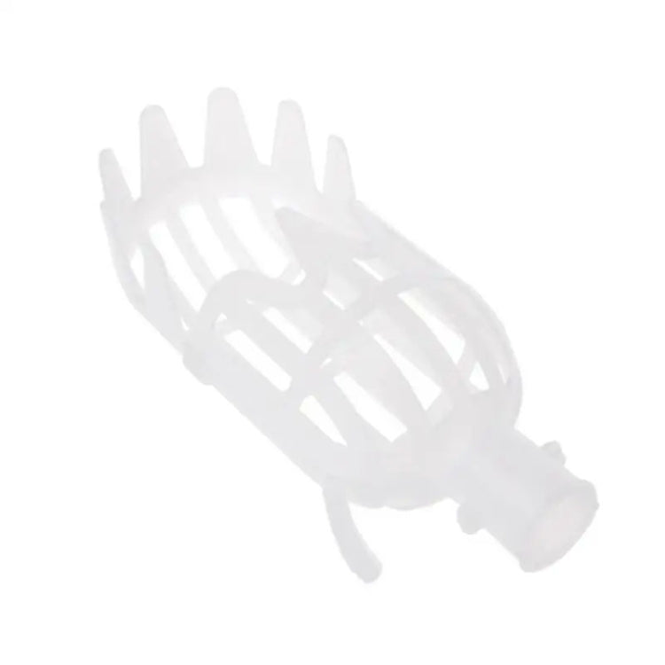 Large Garden Basket Fruit Picker Head High-Altitude Picking Fruit Artifact(White)