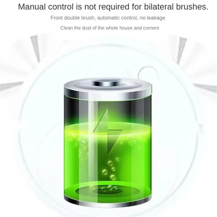Intelligent Screening Robot USB Charging Automatic Cleaning Machine Vacuum Cleaner(White)