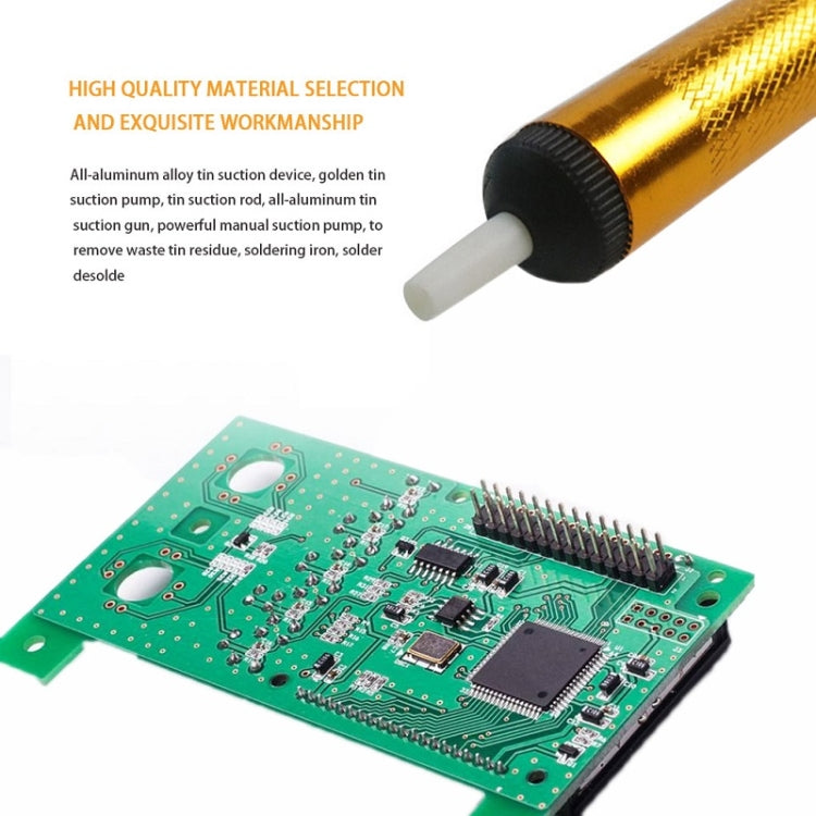 All-aluminum Alloy Solder Extractor Manual Soldering Iron Soldering Tool