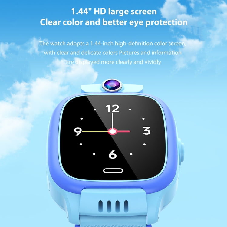 Y36 1.44-inch 4G Video Call Waterproof Smart Children Phone Watch with SOS Function(Blue)