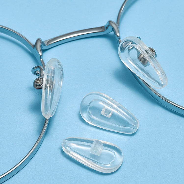 25pairs Eyeglasses Airbag Nosepiece Silicone Soft Nose Pad Universal Accessory, Model: Medium