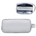 SM09 Double-layer Large Capacity Digital Accessories Storage Bag, Gray, Black, Navy Blue, Dark Gray