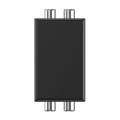 RCA Audio Ground Loop Isolator Anti-Interference Noise Reducer Eliminate Current Sound Bluetooth Receiver, Square, Ellipse