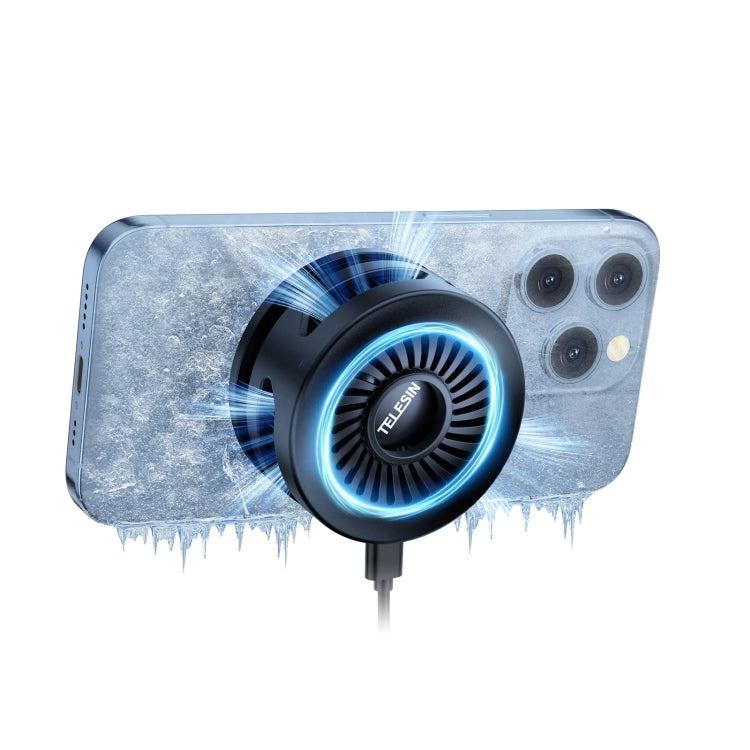 TELESIN Magnetic Phone Cooler Radiator For Live Streaming, With Wireless Charging, Without Wireless Charging