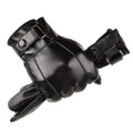 Fall Winter Men Leather Gloves PU Velvet Warm Riding Driving Touchscreen Gloves, Average