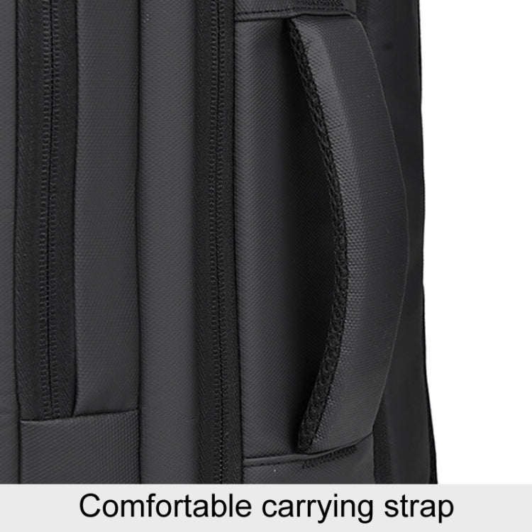 WEIXIER B726 Simple Expandable Double-Shoulder Backpack Large Capacity Business Casual Bag
