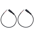 2pcs DC 5.5 X 2.1mm Female To XH2.54 Terminal Motherboard Connection Cable