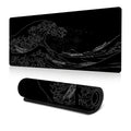 Big Wave Gaming Mouse Pad Non-Slip Rubber Desk Mat, 400x900x3mm