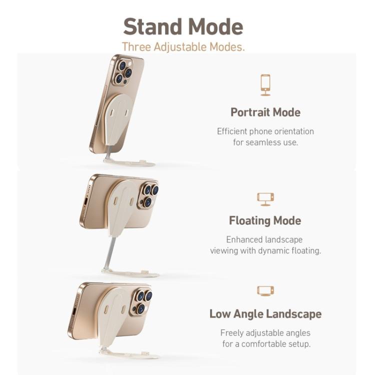 Waterdrop-shaped Mobile Phone Photography Stand Magsafe Magnetic Selfie Stick, P7-RB-02