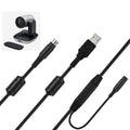 Replacement 2-in-1 Power and Data Cable for Logitech CC2900e, CC3500e, PTZ Pro Cameras