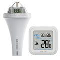 BALDR Wireless Floating Pool Thermometer With Indoor Receiver 360-Degree Triple Screen LCD Display Remote App Control, B0565T