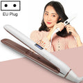 Hair Straightener Iron LED Display Ceramic Coating Plate Ionic Curling Iron, EU