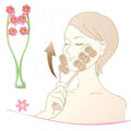 Manual Roller Face Massager Face Beauty Instrument Facial Double Chin Tool, Pink, Blue