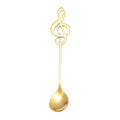 Creative Musical Note Spoon Coffee Stirring Scoop Stainless Steel Titanium Music Bar Spoon Gift Spoon