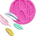 Feather Silicone Mold Fondant Cake Chocolate Decoration Mold, Feather Shape