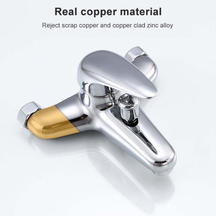 Copper Simple Two-speed Shower Set, Two-speed Shower Set