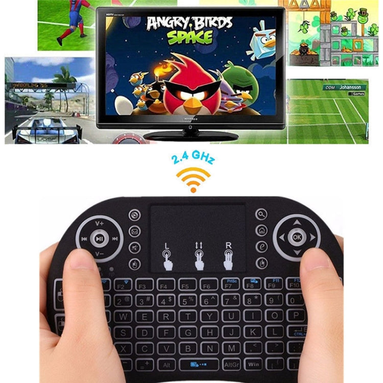 Support Language: Thai i8 Air Mouse Wireless Keyboard with Touchpad for Android TV Box & Smart TV & PC Tablet & Xbox360 & PS3 & HTPC/IPTV, Thai