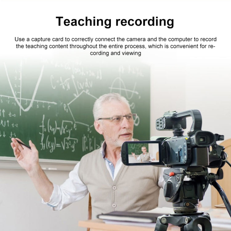 Z29A HDMI Female to USB-C / Type-C Male Video Audio Capture Box(Grey)