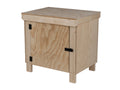 Wooden Plywood Top Workbench With Lockable Cupboard (V.9)