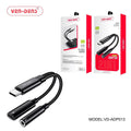USB C to USB C & 3.5mm Headphone Adapter