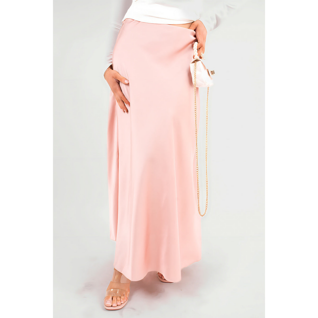 Lightweight High Waisted Maxi Skirt