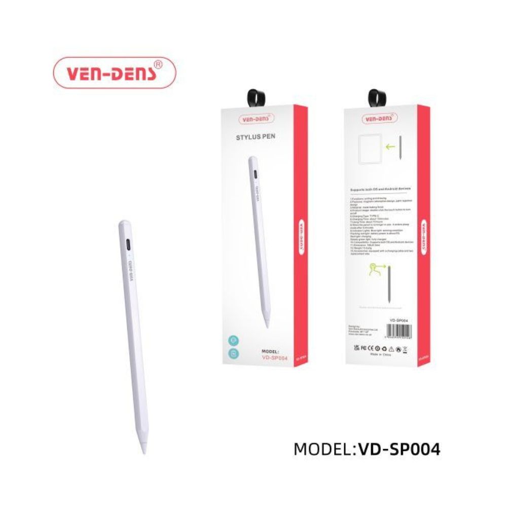 Stylus Pen with Palm Rejection – USB-C Fast Charge & Magnetic Design
