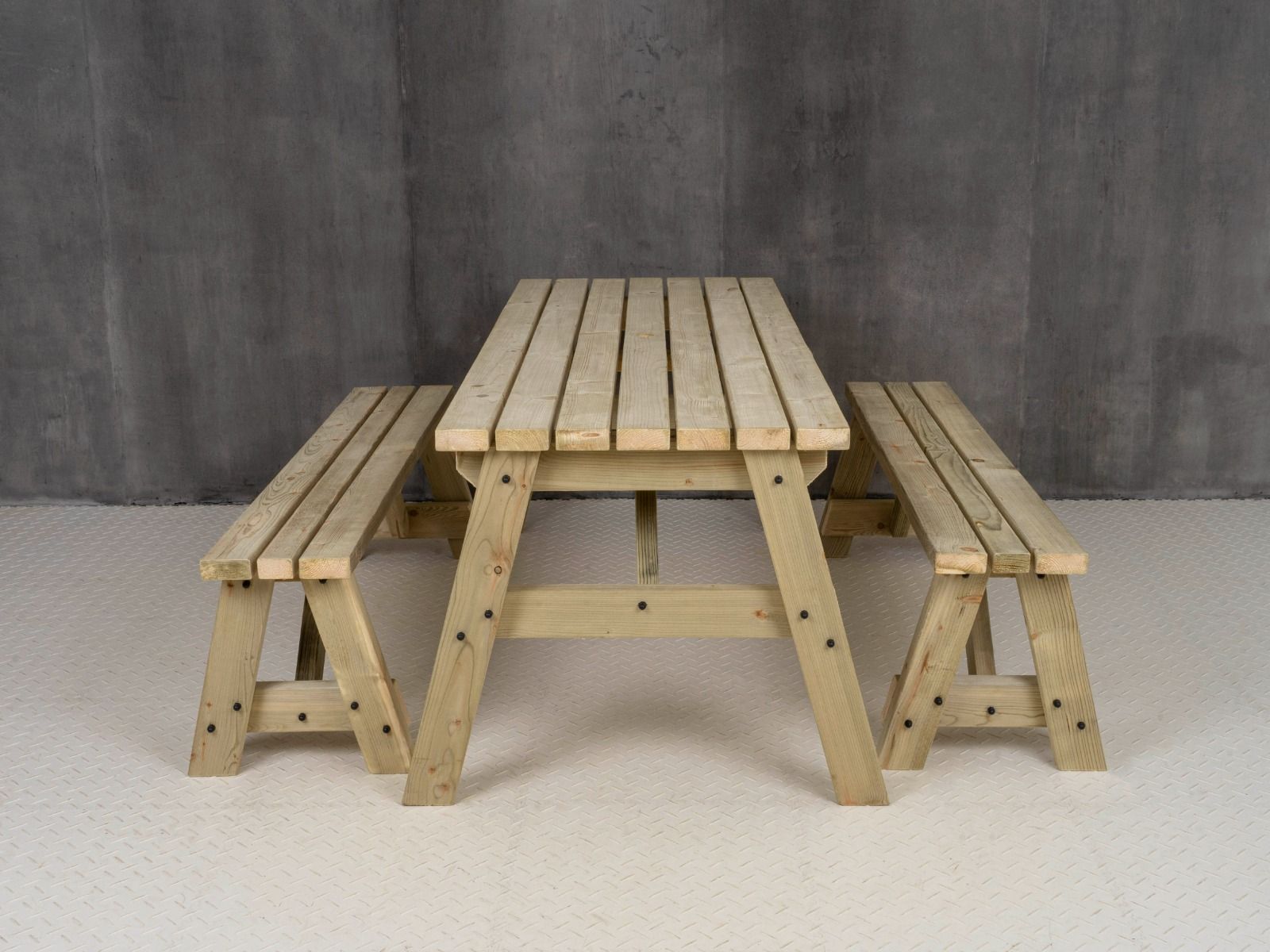 Victoria Space Saving Picnic Table and Benches Set