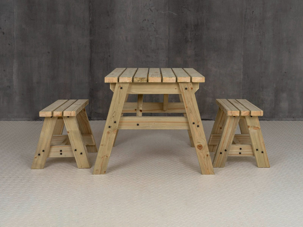 Victoria Space Saving Picnic Table and Benches Set