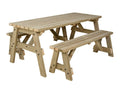 Victoria Space Saving Picnic Table and Benches Set