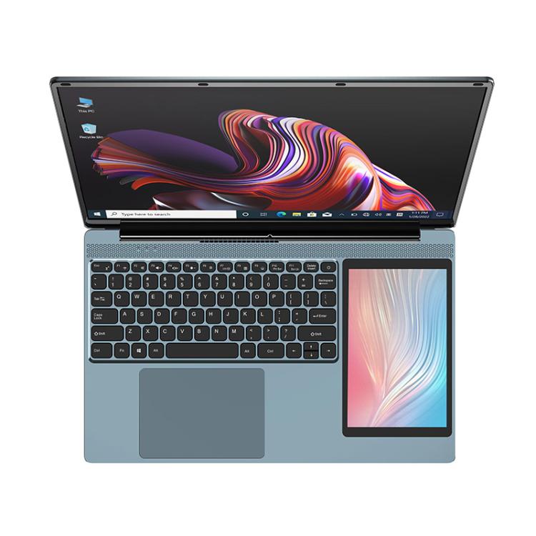 UNIWA ULAP Q15ZR Laptop, 8GB+256GB, 15.6 inch and 7 inch Dual Display Windows 11 Intel Alder Lake N100 Octa Core, EU Plug