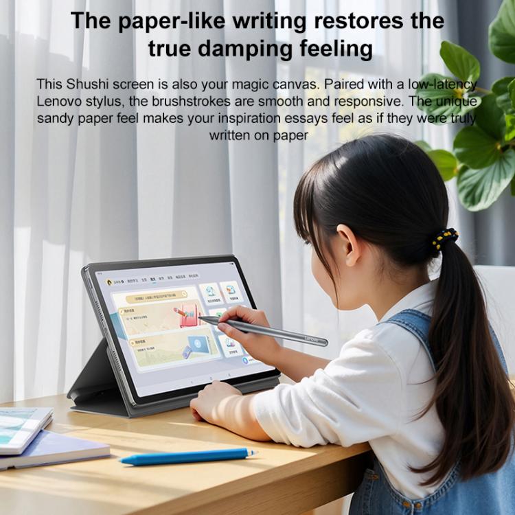 Lenovo Xiaoxin Pad 11 Paperlike Screen, 11 inch WiFi Tablet, 8GB+128GB, Android 15, MediaTek Dimensity 6300 Octa Core,US Plug, 8GB+128GB Soft Light Screen
