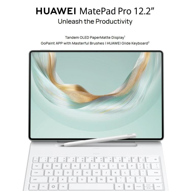 HUAWEI MatePad Pro 12.2 inch 2025 WiFi Soft Light Screen, 12GB+512GB, HarmonyOS 5.0 Hisilicon Kirin 9020A, Not Support Google Play, 12GB+256GB, Soft Light