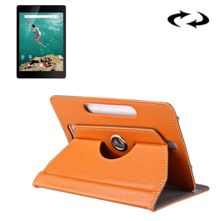 9 inch Tablets Leather Case Crazy Horse Texture 360 Degrees Rotation Protective Case Shell with Holder for ONDA V891w, Ramos i9s Pro & Win8, Colorfly i898W & i898A, 9 inch Blue, 9 inch Purple, 9 inch White, 9 inch Black, 9 inch Orange, 9 inch Red...