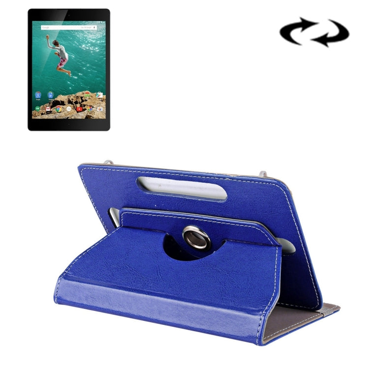 9 inch Tablets Leather Case Crazy Horse Texture 360 Degrees Rotation Protective Case Shell with Holder for ONDA V891w, Ramos i9s Pro & Win8, Colorfly i898W & i898A, 9 inch White, 9 inch Black, 9 inch Orange, 9 inch Red, 9 inch Baby Blue, 9 inch Blue   ...