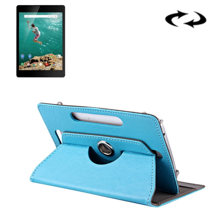 9 inch Tablets Leather Case Crazy Horse Texture 360 Degrees Rotation Protective Case Shell with Holder for ONDA V891w, Ramos i9s Pro & Win8, Colorfly i898W & i898A, 9 inch White, 9 inch Black, 9 inch Orange, 9 inch Red, 9 inch Baby Blue, 9 inch Blue   ...