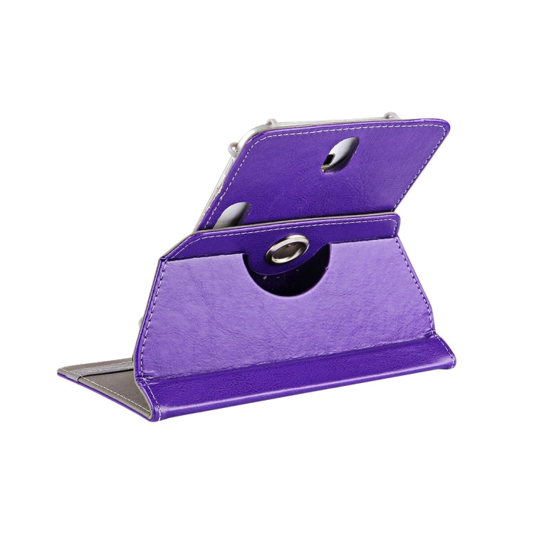 10 inch Tablets Leather Case Crazy Horse Texture 360 Degrees Rotation Protective Case Shell with Holder for Asus ZenPad 10 Z300C, Huawei MediaPad M2 10.0-A01W, Cube IWORK10, 10 inch Purple, 10 inch Baby Blue, 10 inch White, 10 inch Black, 10 inch Red  ...