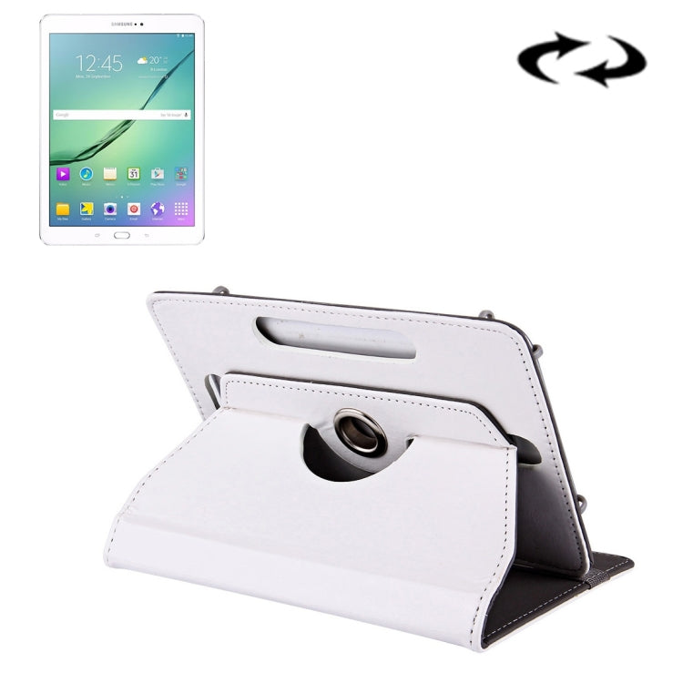 10 inch Tablets Leather Case Crazy Horse Texture 360 Degrees Rotation Protective Case Shell with Holder for Asus ZenPad 10 Z300C, Huawei MediaPad M2 10.0-A01W, Cube IWORK10, 10 inch White, 10 inch Black, 10 inch Red, 10 inch Blue, 10 inch Magenta...