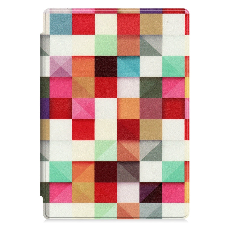 Magic Cube Pattern Colored Painted Horizontal Flip PU Leather Case for Microsoft Surface Pro 4 / 5 / 6 12.3 inch, with Holder & Pen Slot, For Surface Pro 4 / 5 / 6 12.3 inch