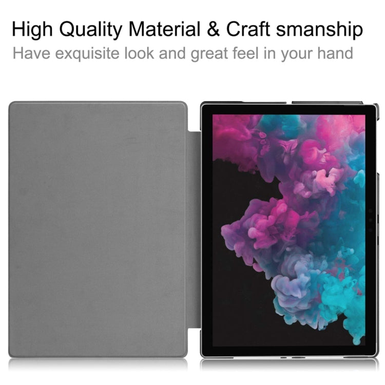 Magic Cube Pattern Colored Painted Horizontal Flip PU Leather Case for Microsoft Surface Pro 4 / 5 / 6 12.3 inch, with Holder & Pen Slot, For Surface Pro 4 / 5 / 6 12.3 inch