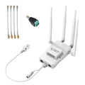 VONETS VAR1200-H 1200Mbps Wireless Bridge External Antenna Dual-Band WiFi Repeater, With 4 Antennas + DC Adapter Set, VAR1200-H With 4 Antennas + DC Adapter Set