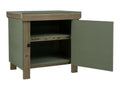 Wooden UniMDF Moisture Resistant Workbench With Lockable Cupboard (V.9) Double Shelf