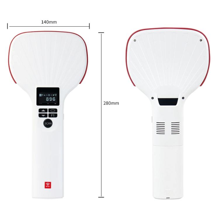 E710 Chip Long Range RFID UHF Portable Handheld Bluetooth Reader, Style: Enhanced