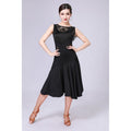 Sleeveless Fringed Latin Dance Dress Competition Performance Suit With Separate Bottoms, M, L, XL