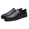 Casual Breathable Round Head Leather Shoes for Men, 43