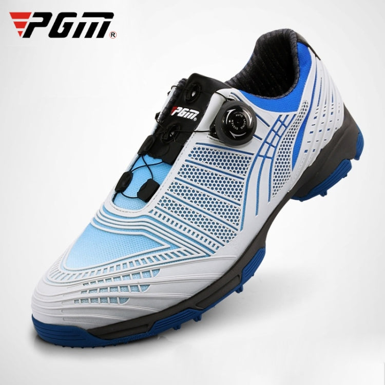 PGM Golf Knob Buckle Lace Sneakers Outdoor Sport Non-slip Shoes for Men, 45