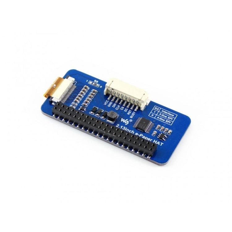 Waveshare 2.13 inch 212x104 Pixel Three-color E-Ink Display HAT (B) for Raspberry Pi, 13448