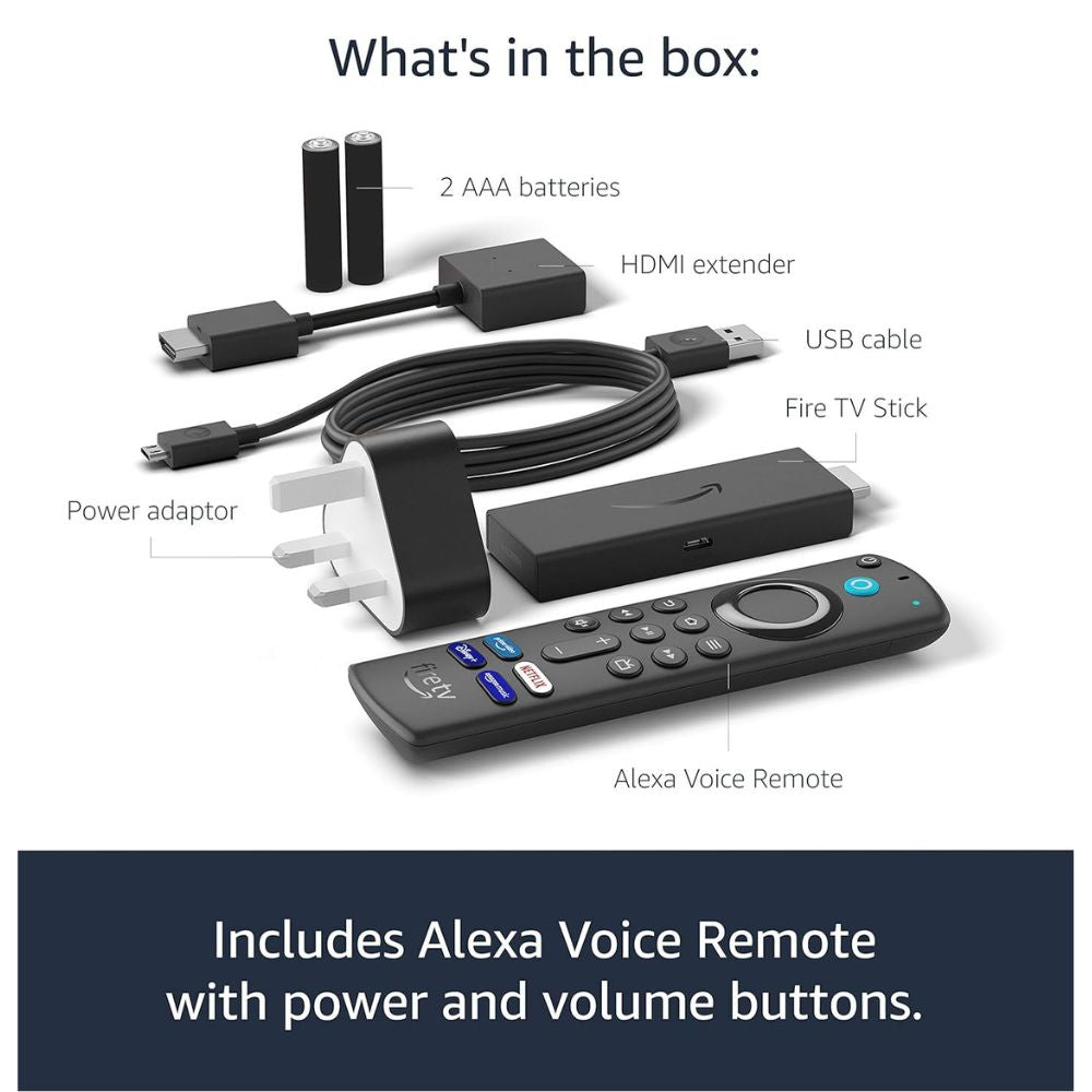 Amazon Fire TV Stick HD – Alexa Voice Remote, HD Streaming