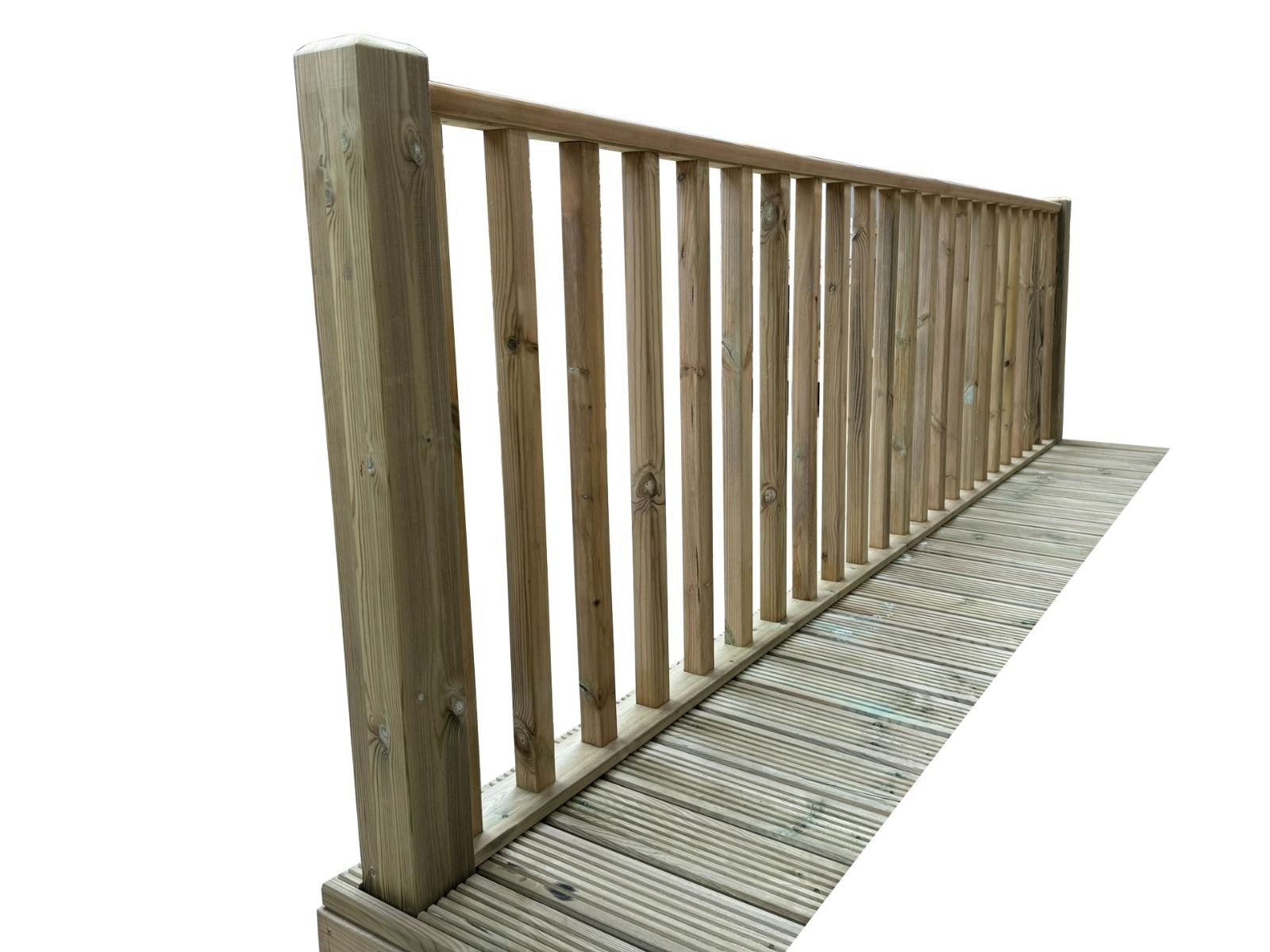 Rectangular Decking Kit With Balustrades V.6