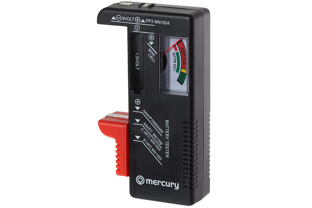 Maplin Universal Analogue Battery Tester for AA, AAA, C, D, 9V PP3 & Coin Button Cells