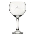 Best Budgie Dad - Engraved Novelty Gin Balloon Cocktail Glass
